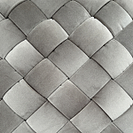 Пуф плетеный велюровый светло-бежевый  Soft Wicker Pouf варинант исполнения - 2 | Loft Concept в Перми