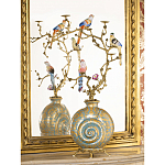 Бронзовый подсвечник Птичий рай Flora варинант исполнения - 5 | Loft Concept в Перми