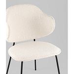 Стул Bellamy букле молочный варинант исполнения - 2 | Loft Concept в Перми