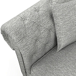 Мебельная ткань Шенилл серый цвет 138 см T4-34 варинант исполнения - 4 | Loft Concept в Перми