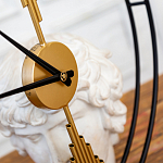 Часы настенные круглые из металла Mirror Tower Clock варинант исполнения - 2 | Loft Concept в Перми