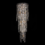 Бра с каскадом из прозрачного хрусталя и корпусом из металла цвета хром Constant Sparks варинант исполнения - 8 | Loft Concept в Перми