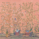 Обои ручная роспись Belvoir Apricot  варинант исполнения - 1 | Loft Concept в Перми