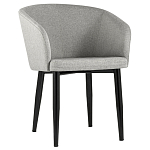 Мягкое кресло на металлических ножках Shaggy Grey варинант исполнения - 1 | Loft Concept в Перми