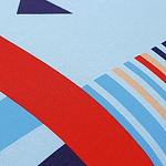 Подушка декоративная из хлопка по мотивам нанайских орнаментов Ural and Siberian Patterns варинант исполнения - 4 | Loft Concept в Перми