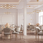 Бра с золотым основанием и прозрачным плафоном цилиндрической формы Golden Geometry варинант исполнения - 3 | Loft Concept в Перми