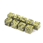 Камни для охлаждения виски из натурального камня змеевик Natural Stone Cube варинант исполнения - 4 | Loft Concept в Перми