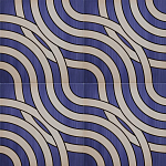 Дизайнерская плитка с узором Круги  варинант исполнения - 1 | Loft Concept в Перми