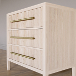 Комод Primo с 3 выдвижными ящиками Светлый дуб варинант исполнения - 2 | Loft Concept в Перми