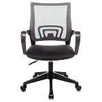 Офисное кресло с основанием из черного пластика Desk chairs Grey варинант исполнения - 3 | Loft Concept в Перми