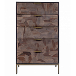 Высокая тумба с выдвижными ящиками Mosaic варинант исполнения - 1 | Loft Concept в Перми