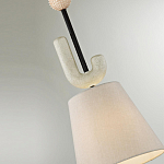 Подвесной светильник с бежевым тканевым плафоном Flourish варинант исполнения - 4 | Loft Concept в Перми