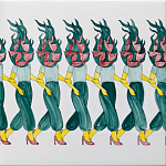 Плитка дизайнерская Фруктовый лес варинант исполнения - 2 | Loft Concept в Перми