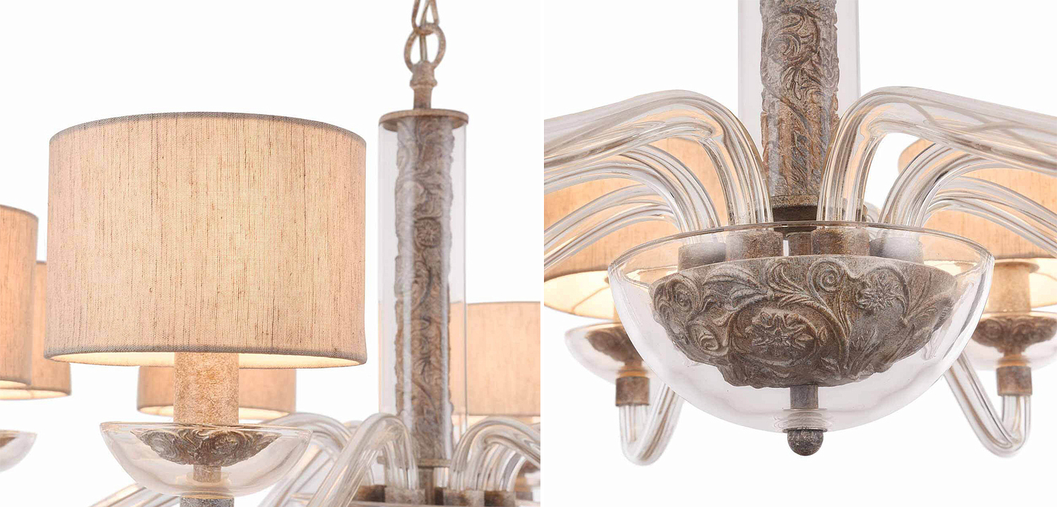 Люстра Sabella Light Chandelier 8 lamp Люстра Sabella Light Chandelier 8 lamp - Loft-Concept в Перми