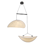 Подвесной светильник с белыми плафонами в форме облака Диаметр 60+60 см Cloud Junction варинант исполнения - 1 | Loft Concept в Перми