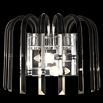 Бра цвета никель с изогнутыми хрустальными элементами Radiant Ribbons варинант исполнения - 1 | Loft Concept в Перми