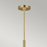 Люстра с 6-ю лампами на тонких изогнутых рожках в современном стиле Feiss варинант исполнения - 3 | Loft Concept в Перми