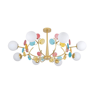 Потолочная Люстра MATISSE Multi glass 8 плафонов