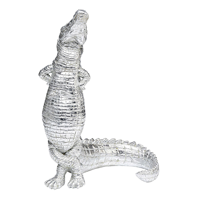 Статуэтка серебряный крокодил Crocodile collection Серебряный Статуэтка серебряный крокодил Crocodile collection Серебряный в Перми | Loft Concept