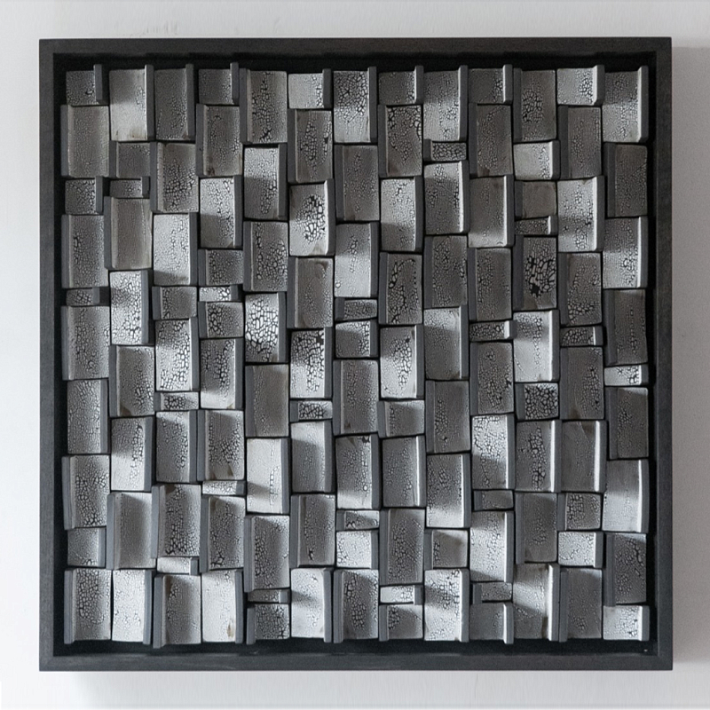 Абстрактное Объемное Панно Industrial panel Travers Coals Серый Абстрактное Объемное Панно Industrial panel Travers Coals Серый в Перми | Loft Concept