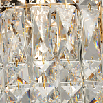 Потолочный светильник круглый с прозрачными подвесками Lunet варинант исполнения - 5 | Loft Concept в Перми