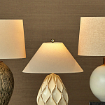 Настольная лампа с волнистым узором и абажуром в форме конуса Macrame варинант исполнения - 4 | Loft Concept в Перми