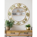 Зеркало настенное в металлическом обрамлении Mirror Golden Portal варинант исполнения - 3 | Loft Concept в Перми