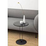 Кофейный столик черный круглый Graceful Base варинант исполнения - 1 | Loft Concept в Перми