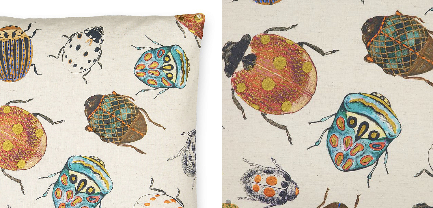 Подушка Beetles Подушка Beetles - Loft-Concept в Перми