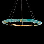 Люстра в форме кольца с цветочным декором Warm Heavenly Light варинант исполнения - 5 | Loft Concept в Перми