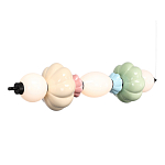 Подвесной светильник линейный с керамическими элементами 24W LED Fragrant Light варинант исполнения - 4 | Loft Concept в Перми