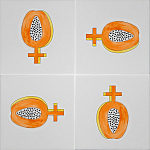 Плитка дизайнерская Женский фркут варинант исполнения - 1 | Loft Concept в Перми