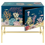 Буфет ручная роспись в морском стиле Cabinet Fondo Marino  варинант исполнения - 3 | Loft Concept в Перми