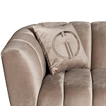 Диван трехместный велюровый серый Island of Comfort варинант исполнения - 2 | Loft Concept в Перми