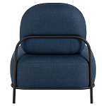 Кресло в синей рогожке COLOR BLOCK варинант исполнения - 4 | Loft Concept в Перми