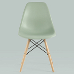 Пластиковый стул на ножках из массива бука Eames Mint варинант исполнения - 3 | Loft Concept в Перми