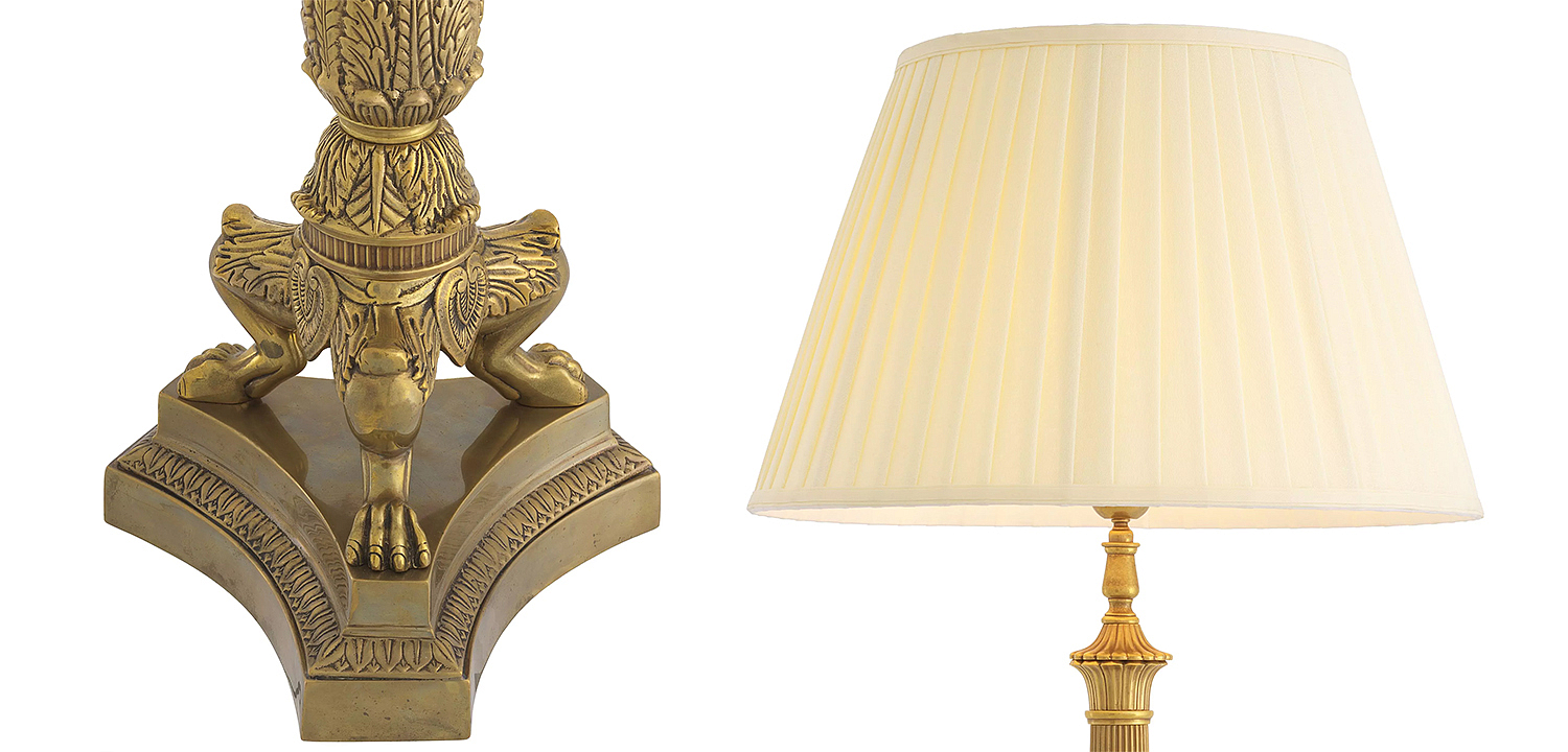 Настольная лампа Eichholtz Table Lamp Marchand Brass Настольная лампа Eichholtz Table Lamp Marchand Brass - Loft-Concept в Перми