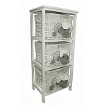 Стеллаж для детской с животными с плетенными корзинами Cute Elephant варинант исполнения - 2 | Loft Concept в Перми