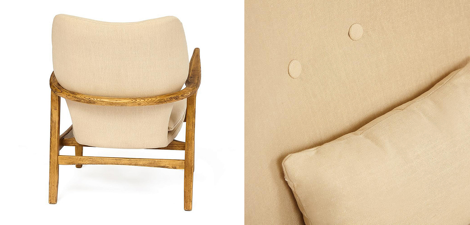 Кресло Makeshift armchair beige Кресло Makeshift armchair beige - Loft-Concept в Перми