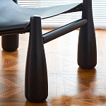 Кресло черно-белое со съемными подушками Celebrity варинант исполнения - 5 | Loft Concept в Перми