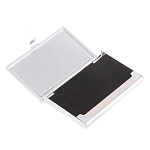 Визитница карманная металлическая с накладкой из натурального камня Апатит Stone Business Card Holders варинант исполнения - 3 | Loft Concept в Перми