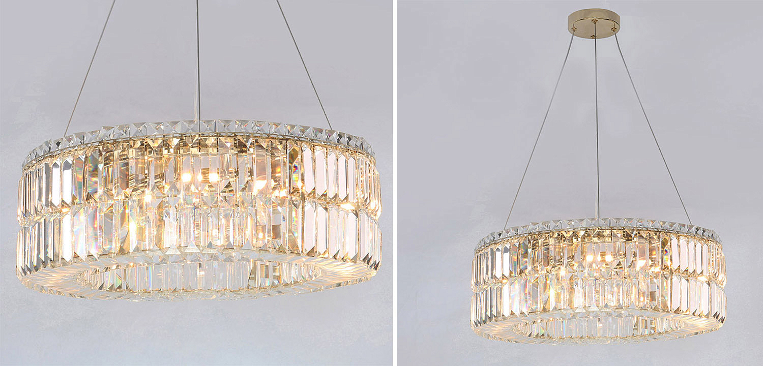 Люстра Darleen Crystal Gold Chandelier 12 Люстра Darleen Crystal Gold Chandelier 12 - Loft-Concept в Перми