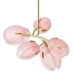 Дизайнерский Светильник Lilly Pink Tulip Lamp розовый плафон  варинант исполнения - 1 | Loft Concept в Перми