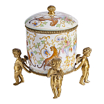 Шкатулка на ангелах из фарфора с бронзовыми элементам Eden Garden варинант исполнения - 2 | Loft Concept в Перми