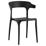 Черный стул из прочного PP-пластика JORIS варинант исполнения - 1 | Loft Concept в Перми