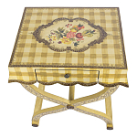 Приставной столик с ящиком в стиле ретро Vintage Rustic Tablecloth варинант исполнения - 4 | Loft Concept в Перми