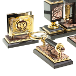 Настольный письменный набор из яшмы Manager Organizer варинант исполнения - 3 | Loft Concept в Перми