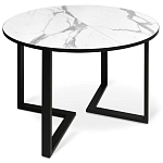 Стол обеденный раздвижной со столешницей белый мрамор Magali варинант исполнения - 1 | Loft Concept в Перми