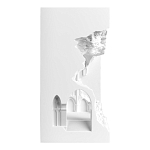 Встраиваемый в стену гипсовый светильник под покраску с эффектом разрушенной стены Antiquity Athena варинант исполнения - 4 | Loft Concept в Перми