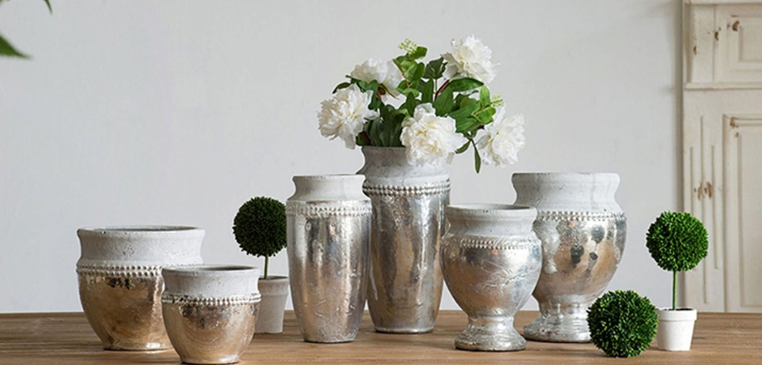 Ваза Vase Argenta silver 27 Ваза Vase Argenta silver 27 - Loft-Concept в Перми